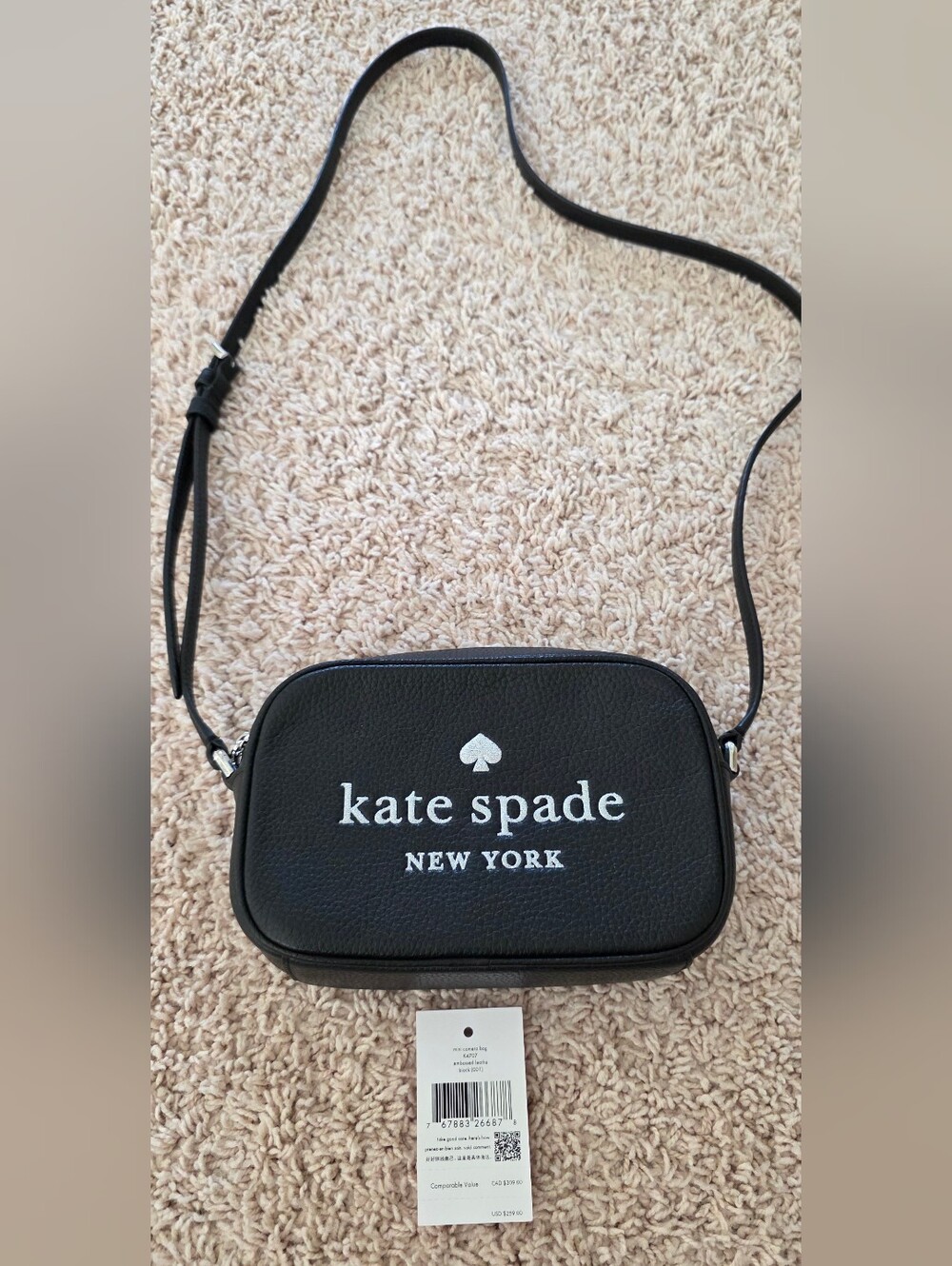 Kate Spade Mini Camera Embossed Leather